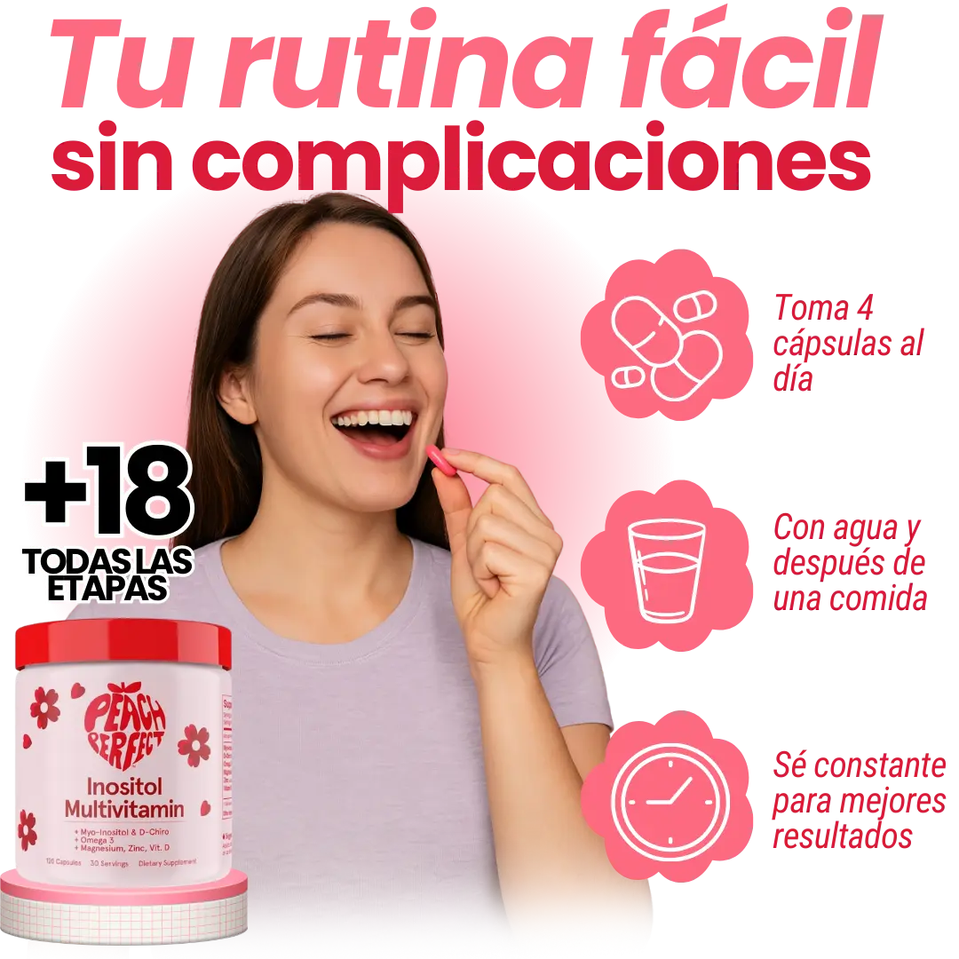 Peach Perfect - Inositol multivitaminic
