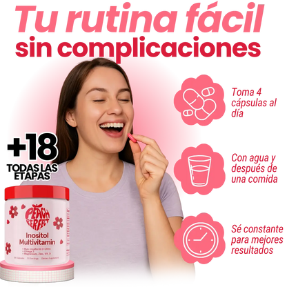 Peach Perfect - Inositol multivitaminic